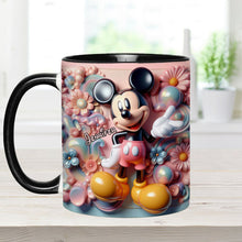 Load image into Gallery viewer, Personalized Ceramic Accent Mug with Magical Mouse Design for Christmas or Birthday

