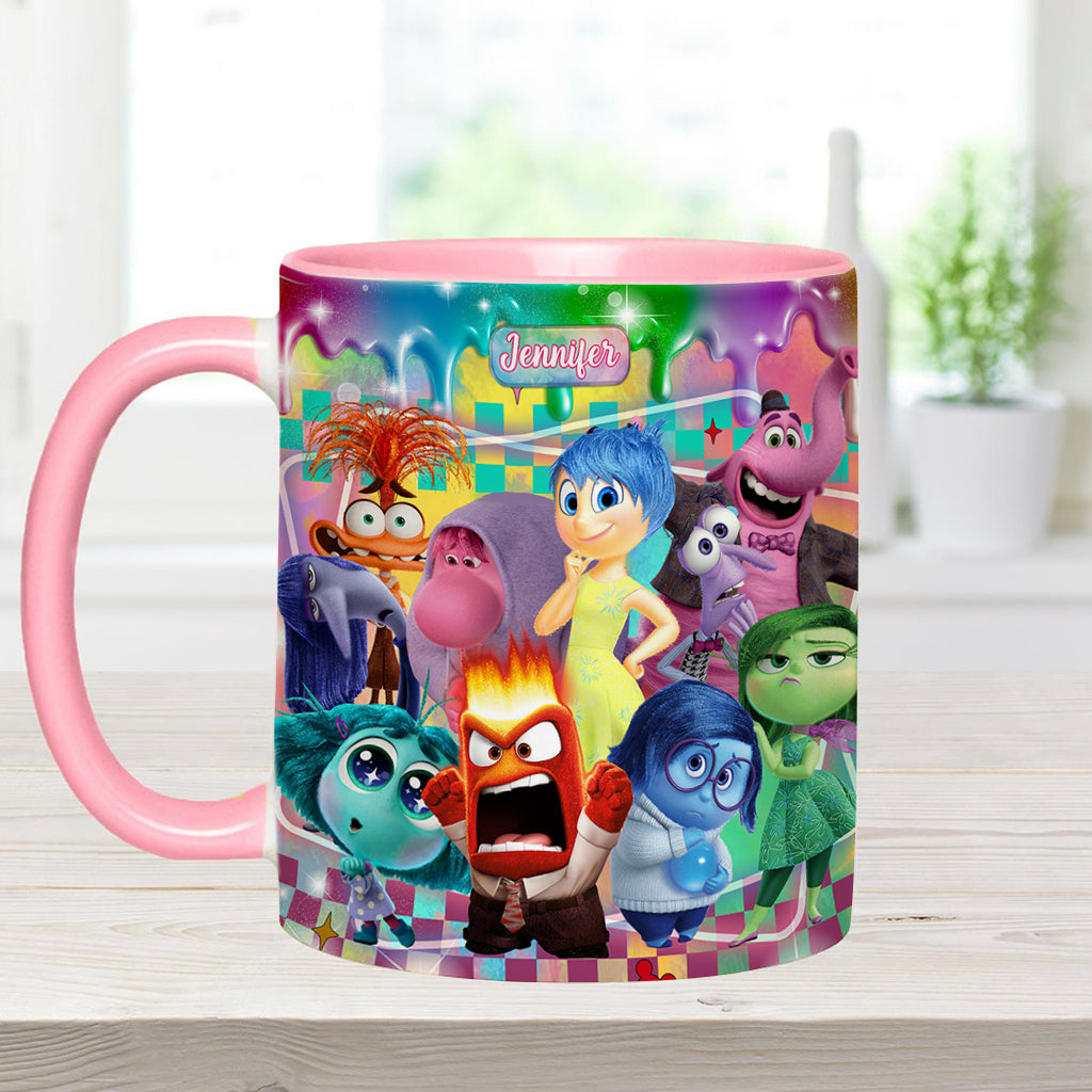 Personalized Accent Mug with Custom Name for Birthday/Graduation