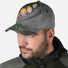 Load image into Gallery viewer, Personalized Classic Cap for Dad &amp; Mom with Family Design
