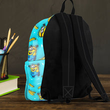 Load image into Gallery viewer, Personalized Minions Backpack for Kids - Custom Name Gift for Back to School
