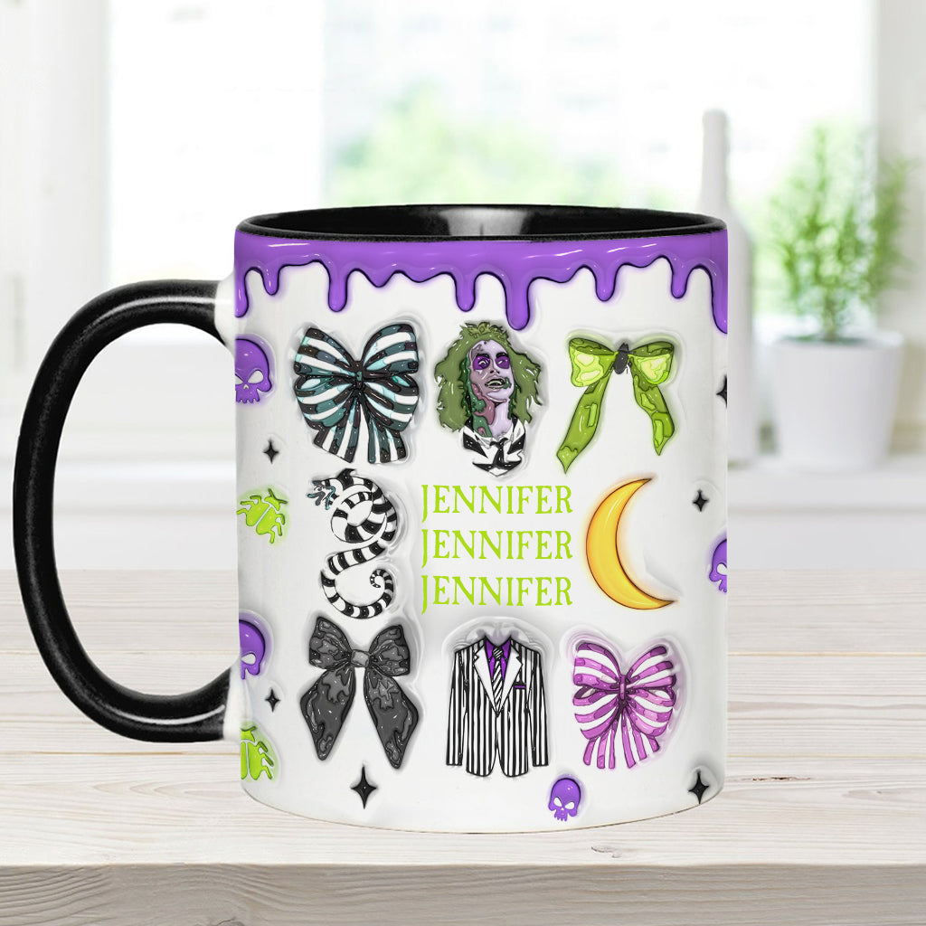 Personalized Accent Mug with Unique Design for Halloween Gift