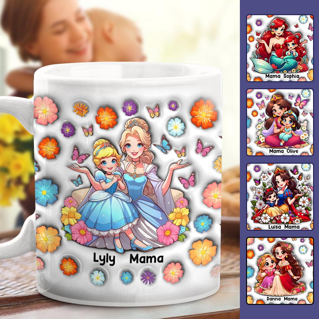 Personalized Mother-Daughter Mouse Mug Custom Name Gift