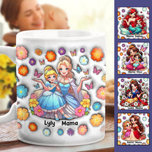 Load image into Gallery viewer, Personalized Mother-Daughter Mouse Mug Custom Name Gift
