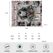 Load image into Gallery viewer, Personalized Horror Movie Blanket Custom Design Gift for Halloween
