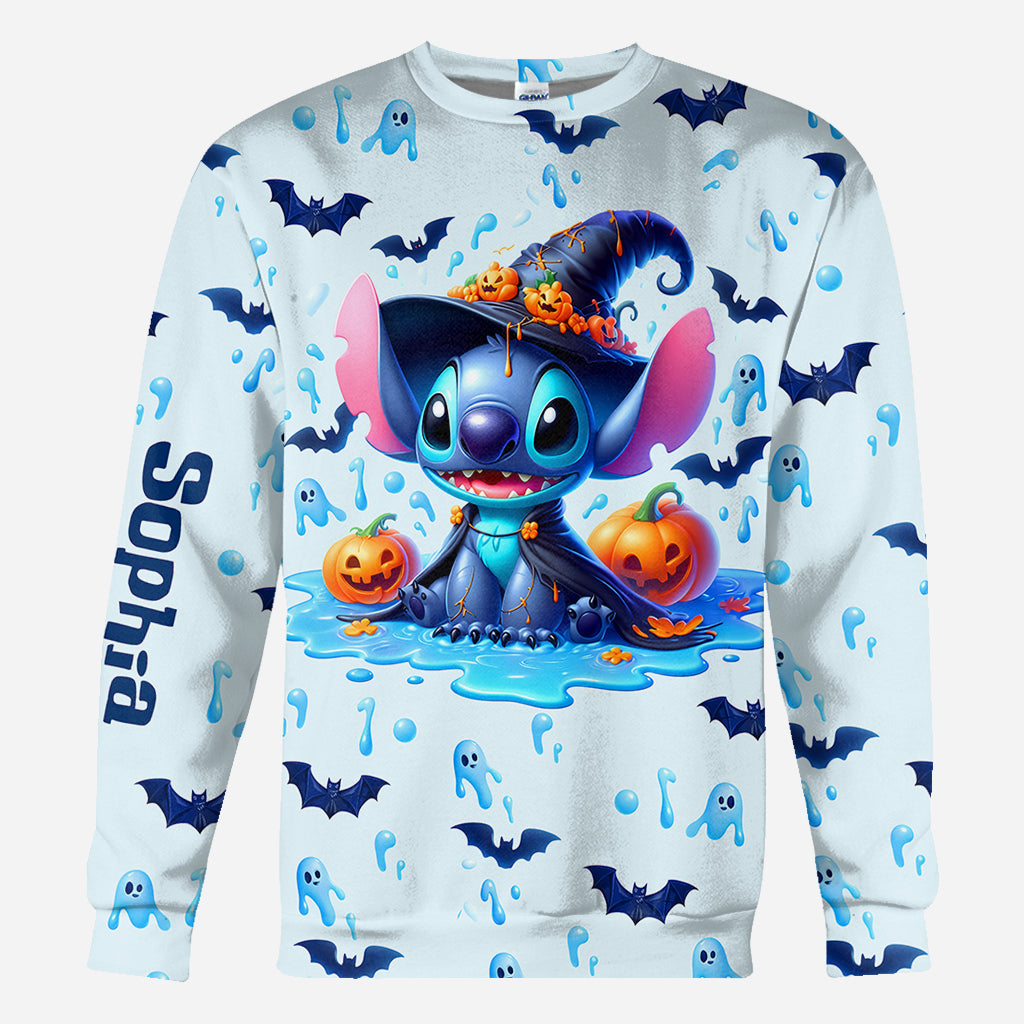 Personalized Halloween Ohana All Over Shirt Gift for Family
