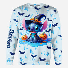 Load image into Gallery viewer, Personalized Halloween Ohana All Over Shirt Gift for Family
