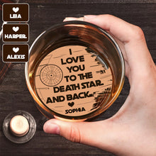 Load image into Gallery viewer, Personalized Engraved Whiskey Glass Custom Love Message Gift
