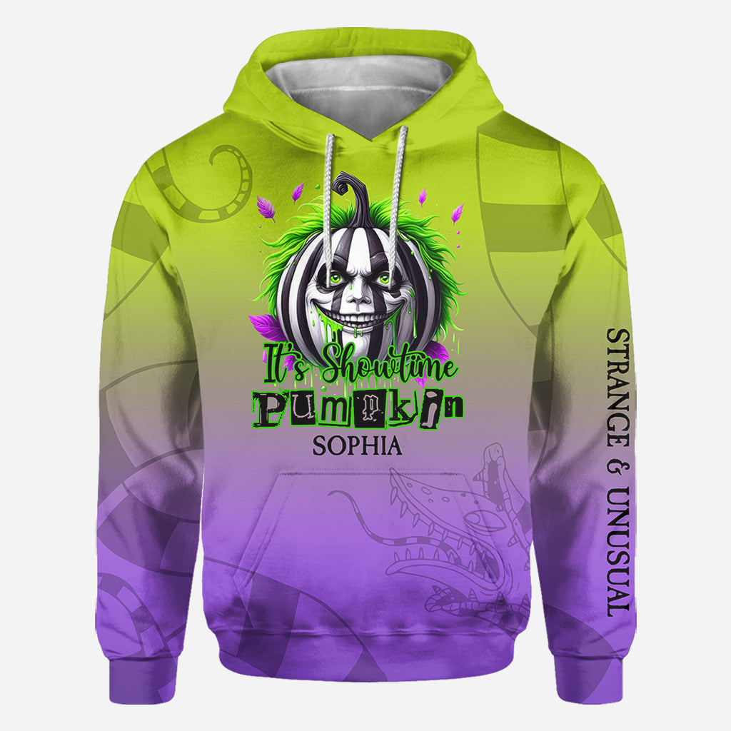 Personalized Halloween Pumpkin All Over Shirt Custom Name Gift