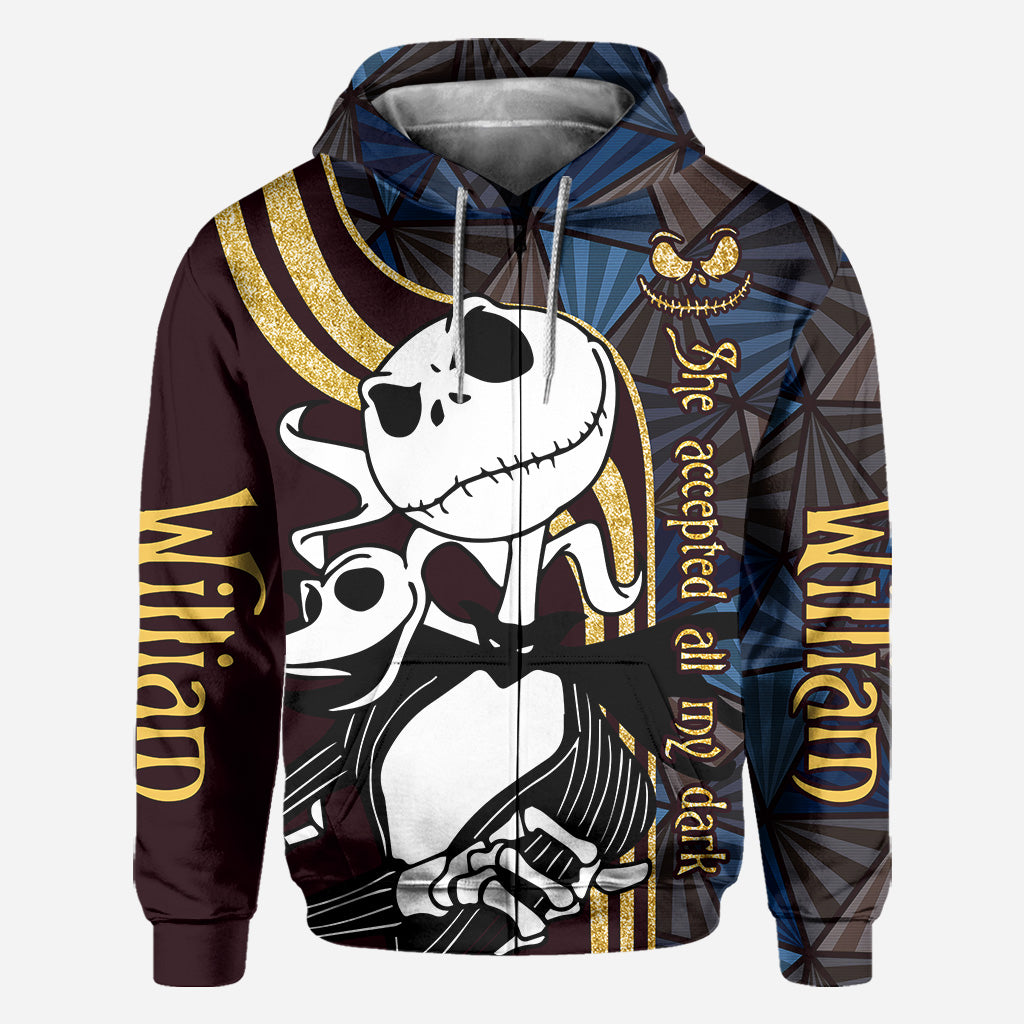 Personalized Nightmare Before Christmas All Over Shirt Custom Name Gift