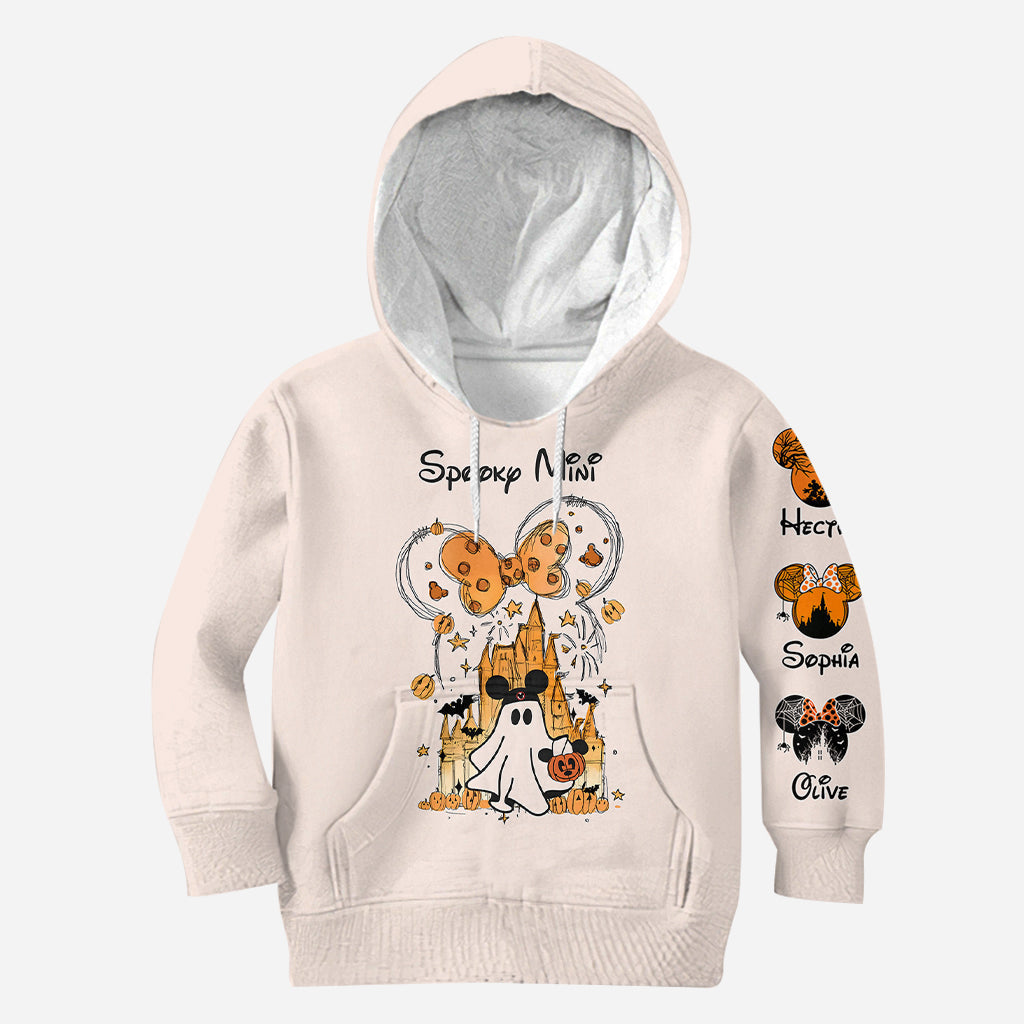 Personalized Halloween All Over Shirt Custom Name Gift for Mom