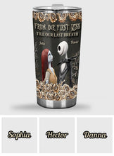 Load image into Gallery viewer, Personalized Nightmare Tumbler Custom Name Gift for Couples

