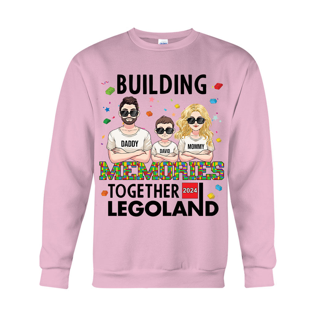 Personalized Family T-Shirt and Hoodie with Custom Names Gift