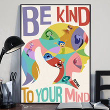 Load image into Gallery viewer, Personalized Be Kind to Your Mind Canvas Art Gift for Graduation
