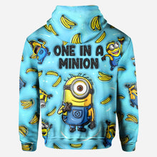 Load image into Gallery viewer, Personalized Minion All Over Shirt Custom Name Birthday Gift
