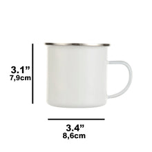 Load image into Gallery viewer, Personalized Enamel Mug 'It's OK To Feel All The Feels' Custom Gift for Teachers, Graduation, Back to School
