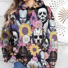 Load image into Gallery viewer, Personalized Horror Themed All Over Shirt Custom Design Gift
