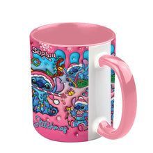 Load image into Gallery viewer, Personalized Ohana Accent Mug Christmas Gift for Mom
