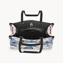 Load image into Gallery viewer, Personalized Leather Handbag Ohana Stitch Design Gift for Women
