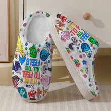Load image into Gallery viewer, Personalized Cozy Slippers Custom Name Gift for Birthday
