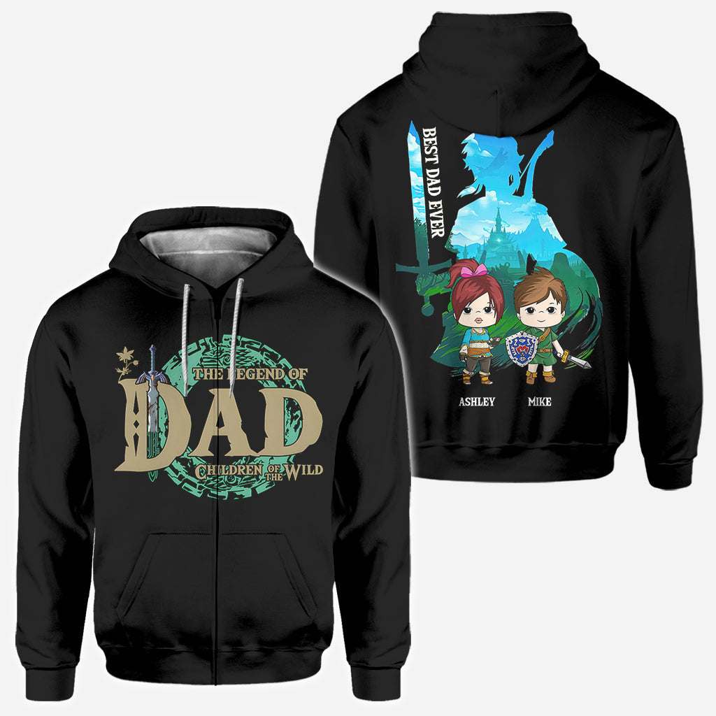 Personalized All Over Shirt The Legend of Dad/Mom Gift Idea