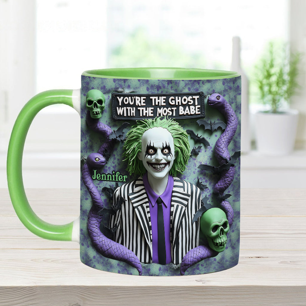 Personalized Accent Mug You're The Ghost With The Most Gift