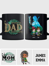 Load image into Gallery viewer, Personalized Legend Mug Custom Family Name Gift for Dad/Mom
