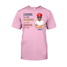 Load image into Gallery viewer, Personalized Super Plumber T-Shirt &amp; Hoodie for Dad | Custom Name Gift
