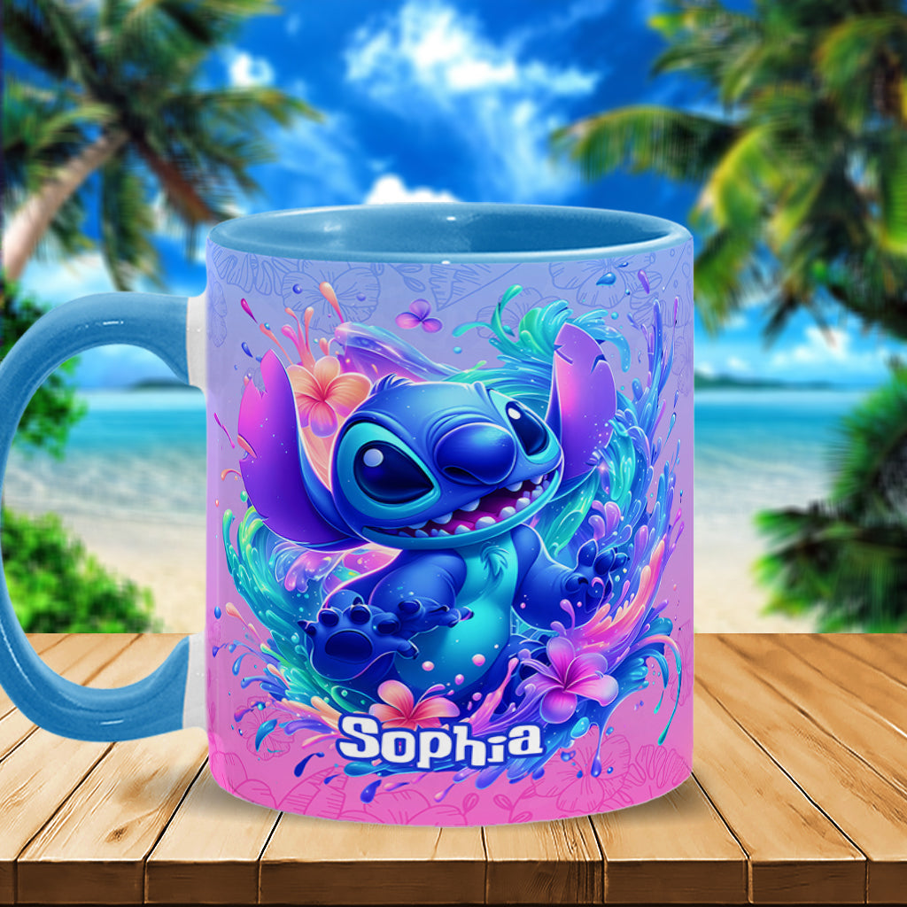 Personalized Ohana Accent Mug Custom Name Gift for Mom