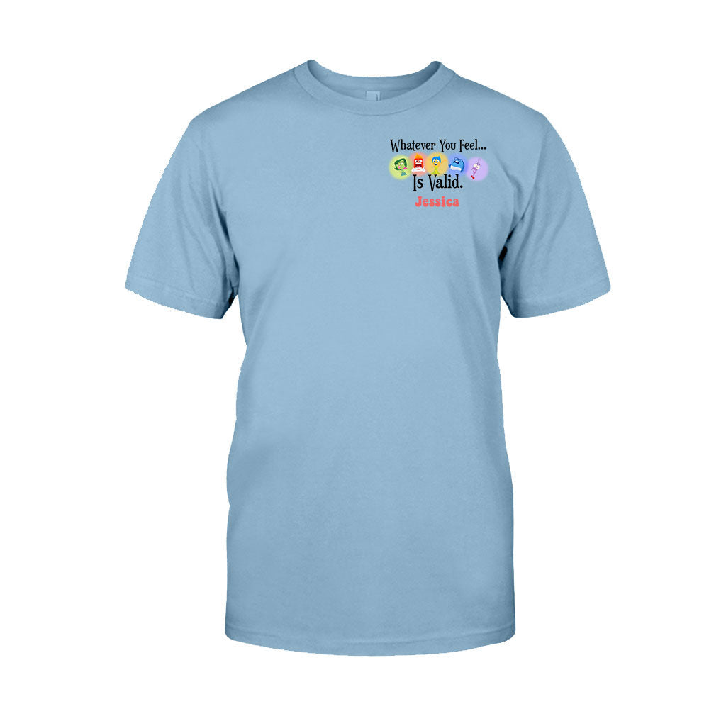 Personalized Inside Out T-shirt Custom Message Gift Idea