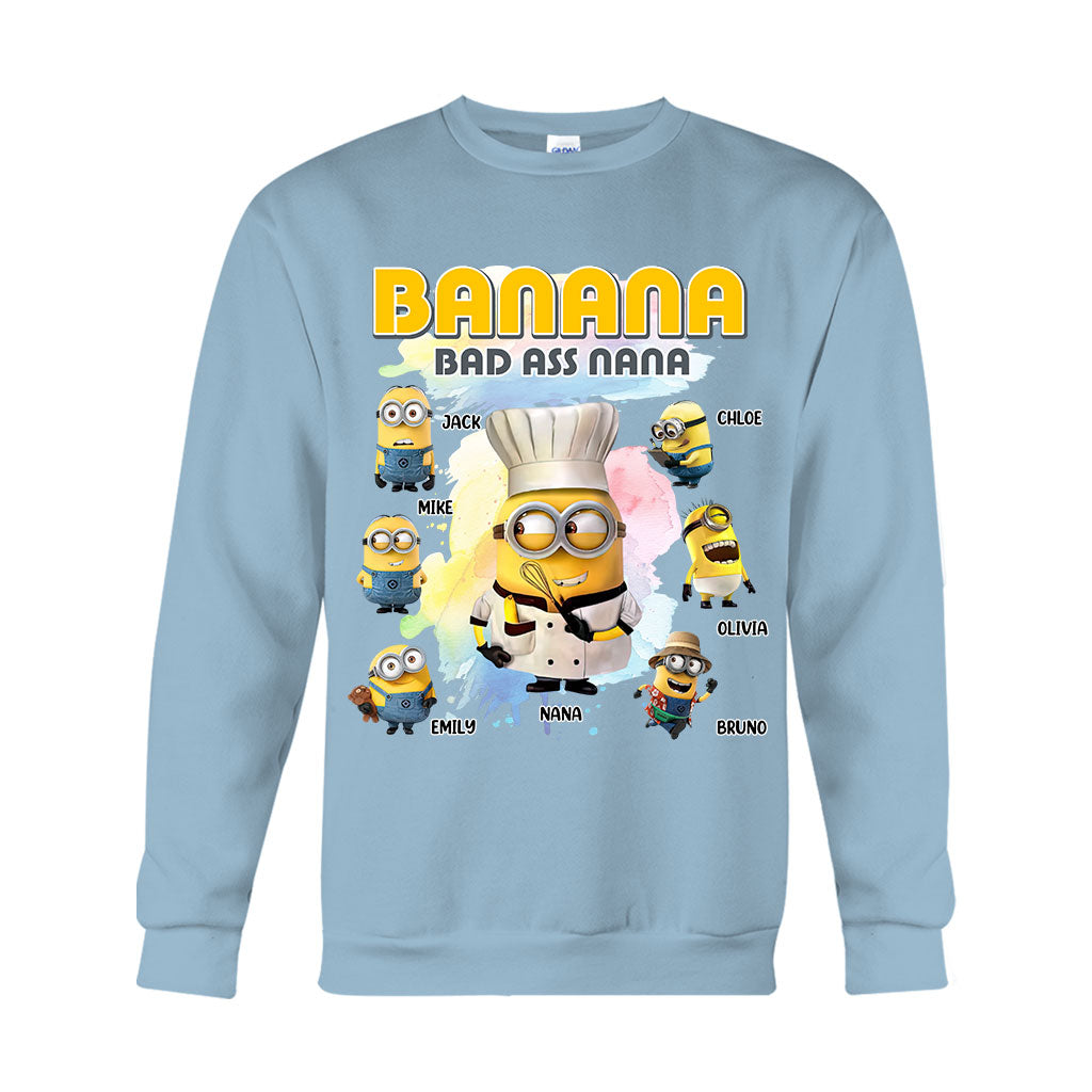 Personalized Banana Nana T-shirt Custom Gift for Grandma