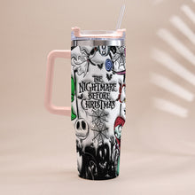Load image into Gallery viewer, Personalized Nightmare Tumbler with Handle Custom Name Gift
