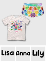 Load image into Gallery viewer, Personalized All Over Shirt &amp; Shorts Set for Women - Colorful Feelings Gift
