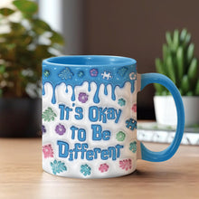 Load image into Gallery viewer, Personalized Autism Awareness Accent Mug Custom Name Gift

