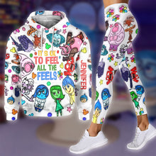 Load image into Gallery viewer, Personalized Hoodie &amp; Leggings Set Custom Name Gift for Kids

