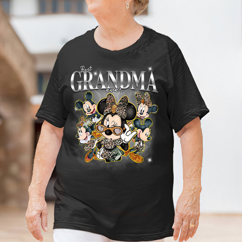 Personalized Best Grandma Mouse Ears T-shirt & Hoodie Gift