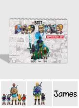 Load image into Gallery viewer, Personalized Best Dad Ever Building Brick Block Gift for Father's Day
