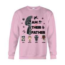 Load image into Gallery viewer, Personalized Star Wars T-Shirt &amp; Hoodie Gift for Dad | Custom Names
