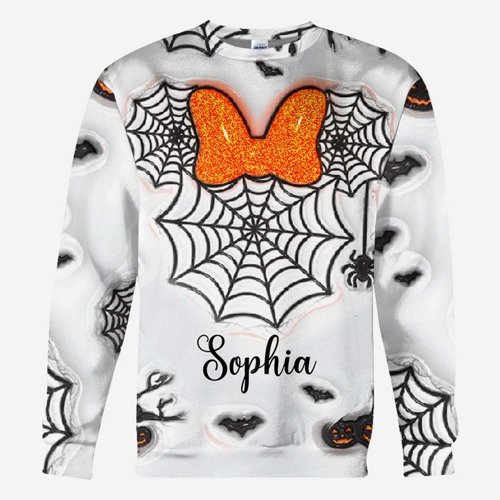 Personalized Halloween All Over Shirt Custom Name Gift