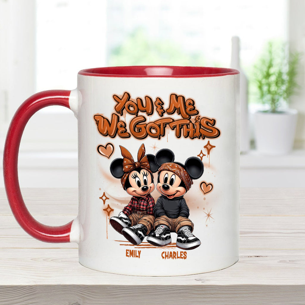 Personalized We Got This Accent Mug Custom Name Gift for Couples