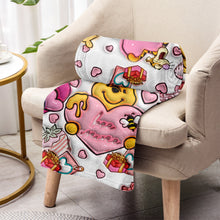 Load image into Gallery viewer, Personalized Winnie the Pooh Mouse Blanket Unique Gift for Loved Ones
