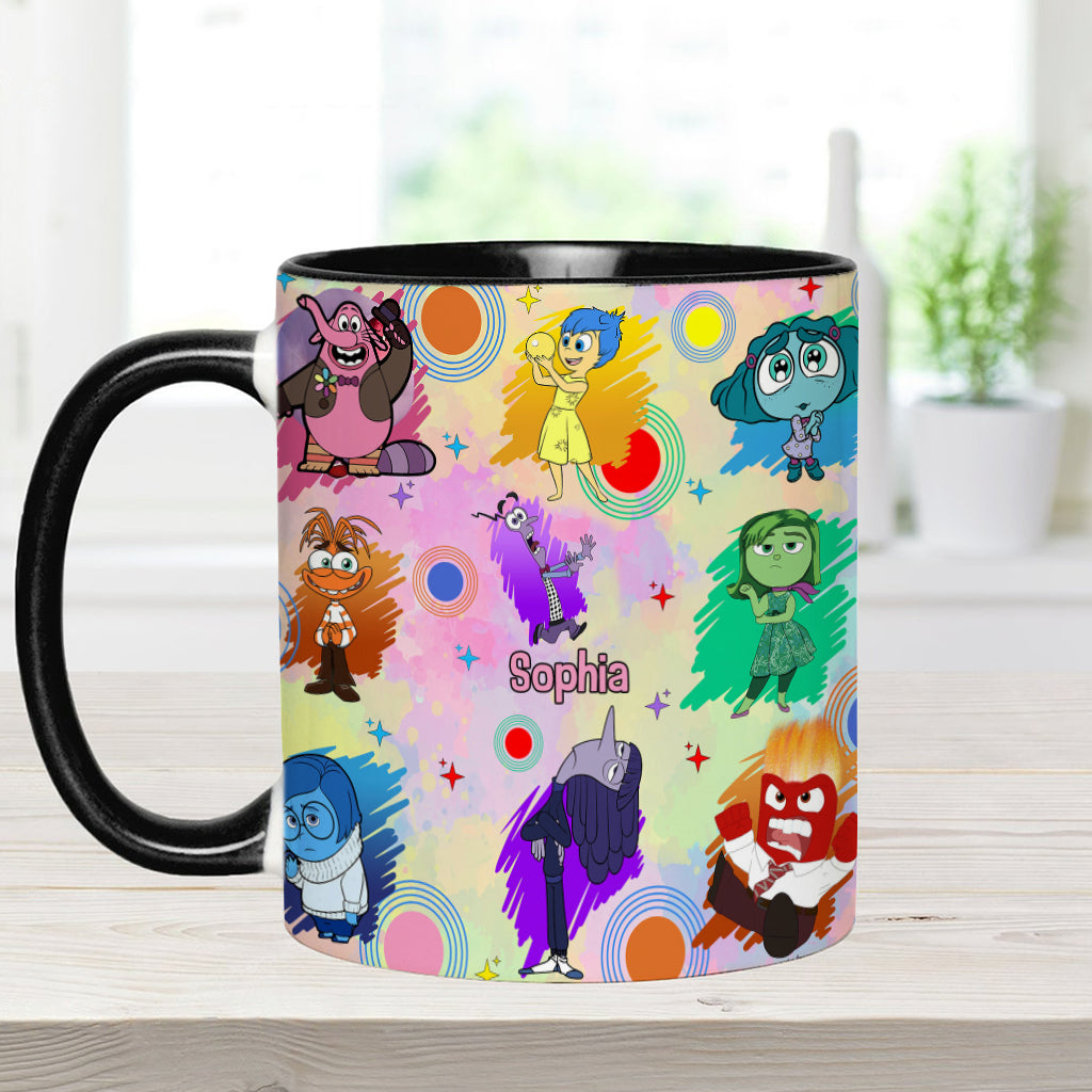 Personalized Accent Mug with Emotions Design Gift for Friends