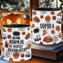 Load image into Gallery viewer, Personalized Halloween Accent Mug Custom Name Gift Idea
