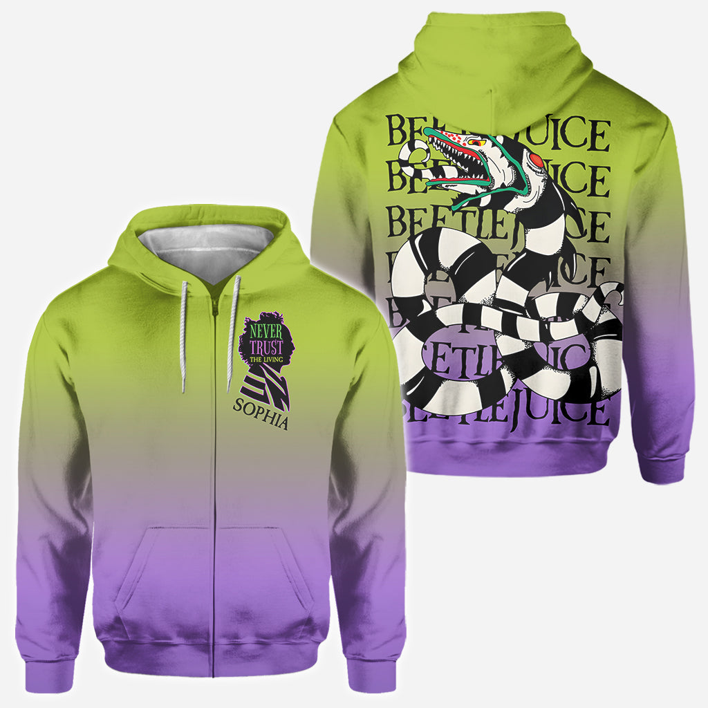 Personalized All Over Shirt Never Trust The Living Unique Gift