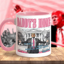 Load image into Gallery viewer, Personalized Two-Tone Accent Mug Custom Name Gift for Dad
