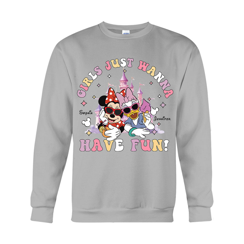 Personalized Girls Just Wanna Have Fun T-shirt & Hoodie for Kids