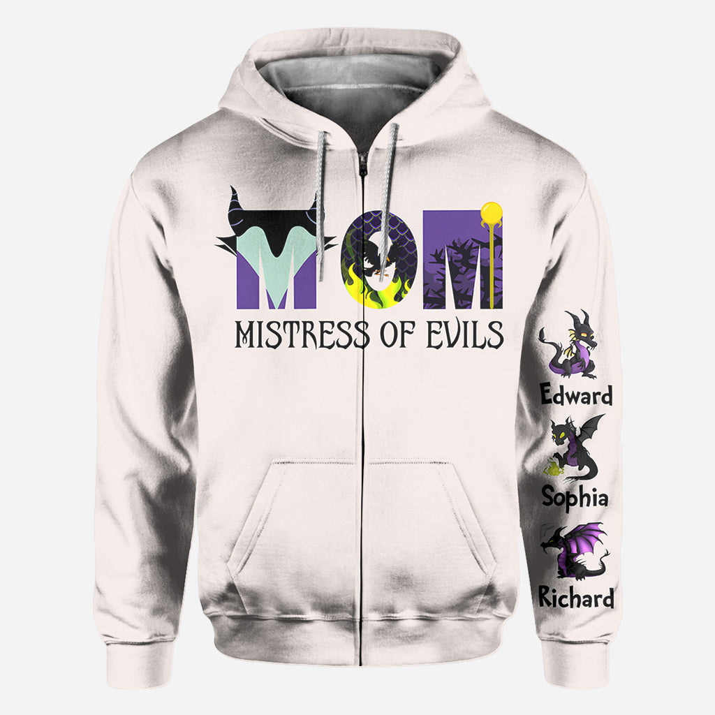 Personalized Mistress of Evils All Over Shirt for Mom - Custom Design Gift
