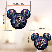 Load image into Gallery viewer, Personalized Mouse Suncatcher Ornament for Couples | Unique Gift Idea
