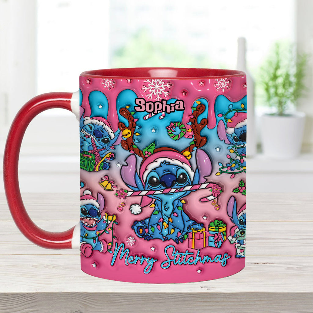 Personalized Ohana Accent Mug Christmas Gift for Mom