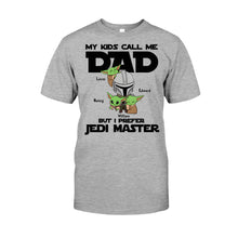 Load image into Gallery viewer, Personalized Jedi Master T-shirt &amp; Hoodie Gift for Dad
