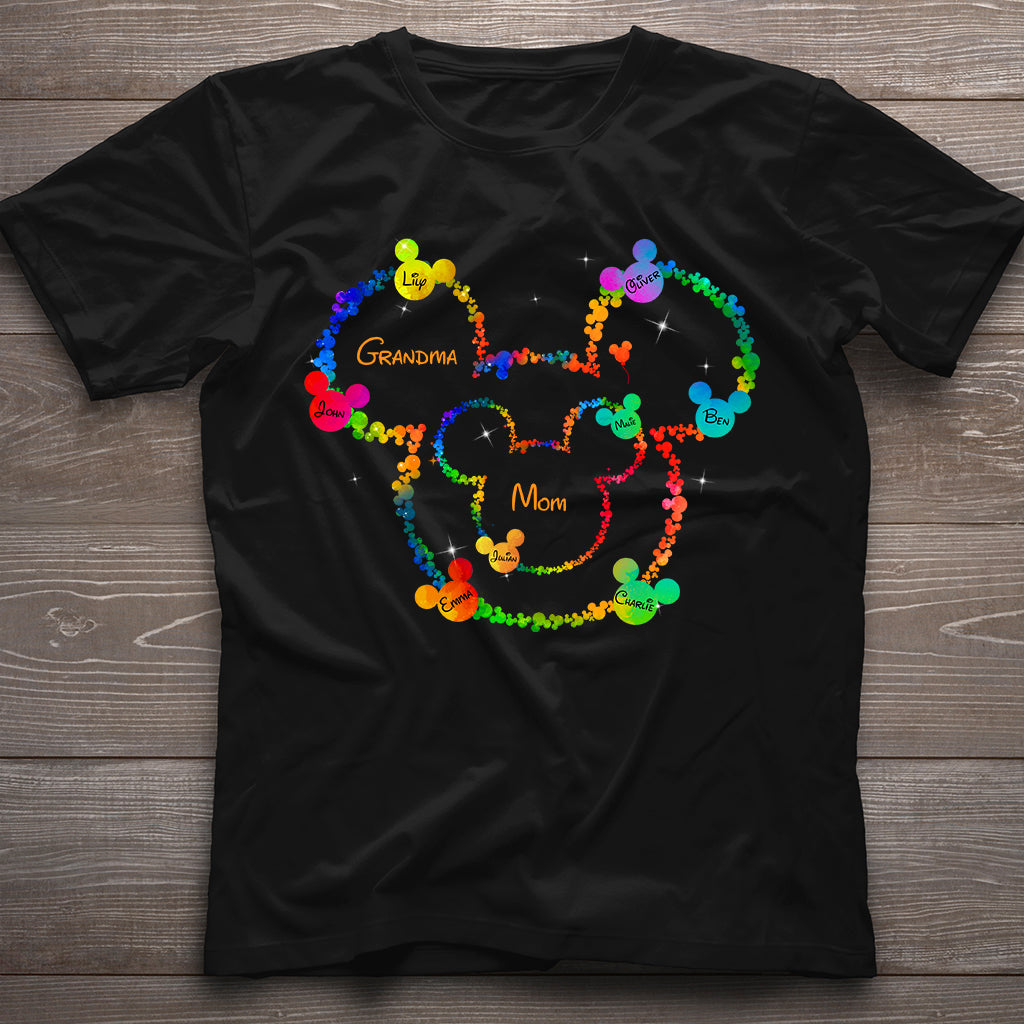 Personalized Mom Grandma Mouse T-shirt & Hoodie Gift for Mother's Day
